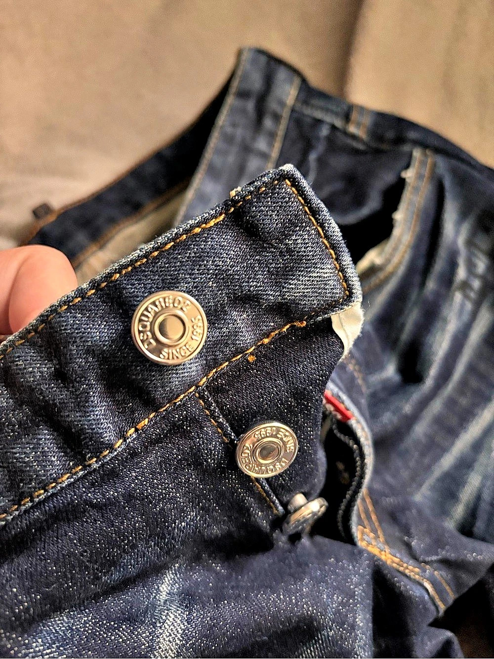 Dsquared2 Slim Jean Distressed Jeans Blue Waist US 30x29 - Picture 3 of 7